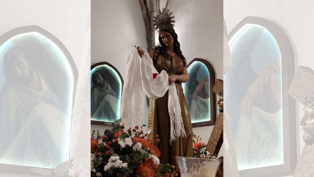 Virgen de la Magdalena en la Semana Santa de Llanes 2023