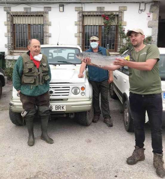 El campanu del Sella salió en Los Espigones a las 7:30 horas