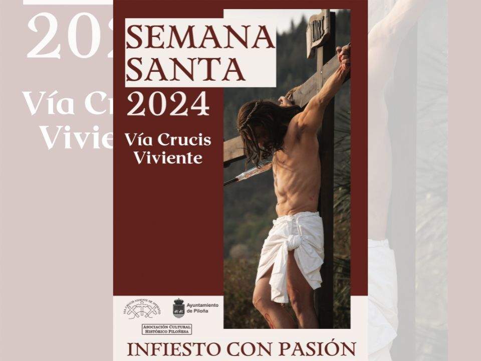 Cartel de Semana Santa y Vía Crucis 2024.
Ayuntamiento de Piloña